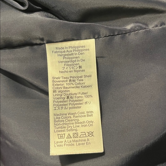 J.Crew | Icon trench coat with hood | Black | Size 8P - Picture 10 of 13